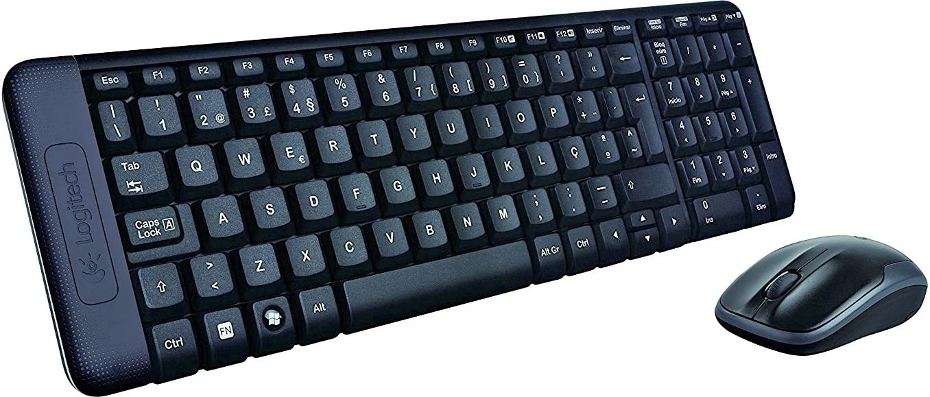 Set tastierë dhe maus Logitech MK220, wireless, USB, spanjisht, e zezë