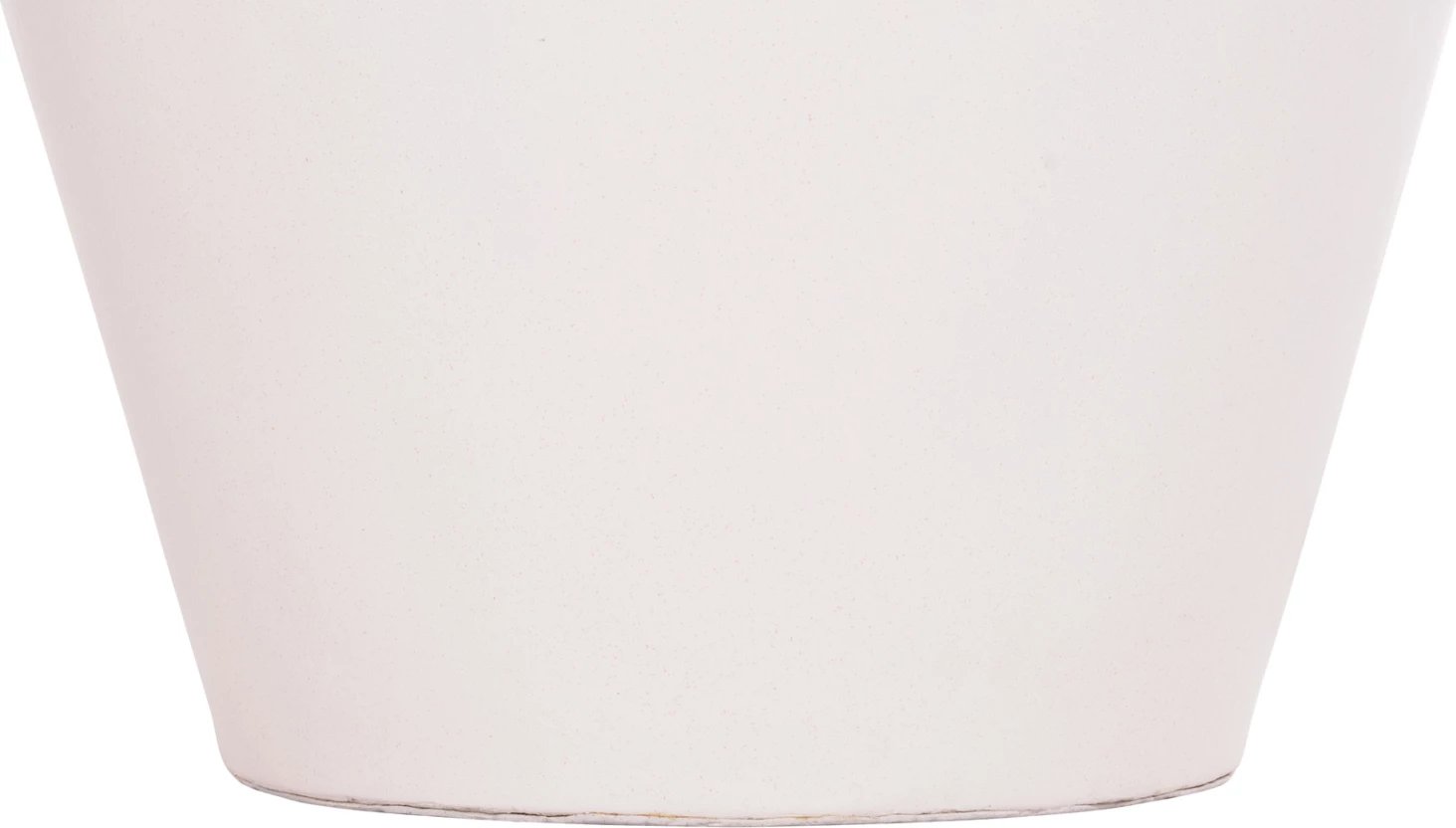 Vazo dekorative për dysheme NEBULA, fibër-cement, dru tik, e bardhë, Φ60x115cm