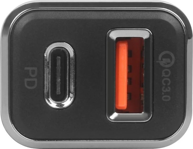 Karikues veture TB ASTBXLU2USBACQC, 2 porta USB (USB-C + USB 3.0), i zi