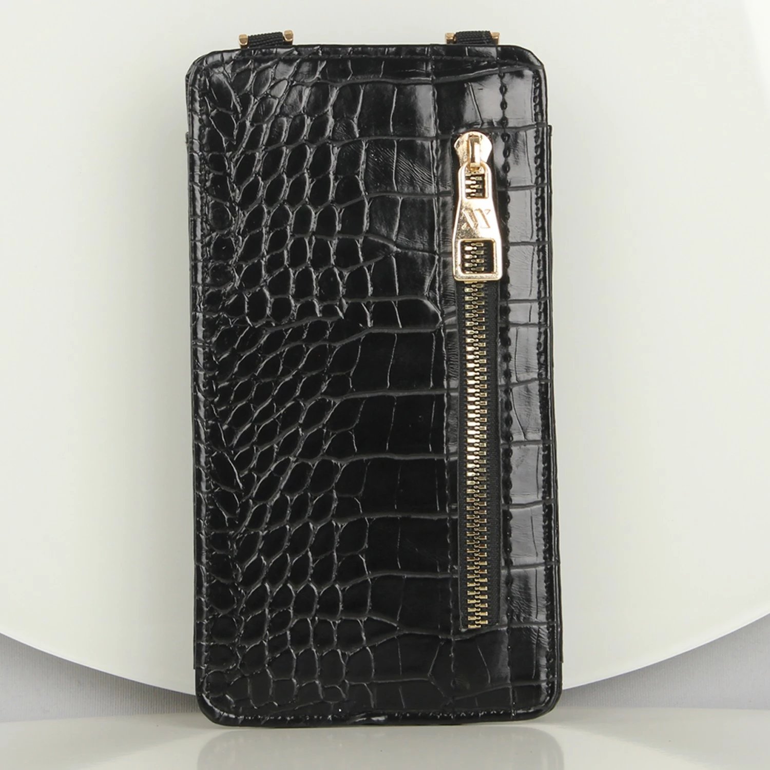 Portofol me çantë për telefon, ngjyrë e zezë, Zoozie Bags, 1166