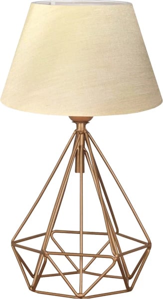 Llambë tavoline PWL-1080 E27 bezhë-ari D22x39cm