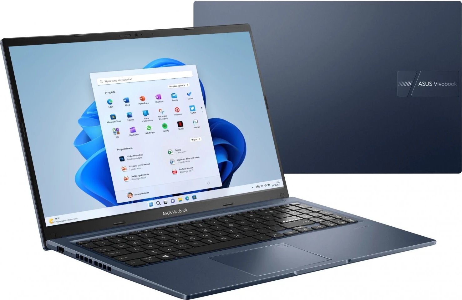 Laptop ASUS VivoBook 15, Ryzen 5-7530U, 24GB RAM, 1TB SSD, Win11, Blu