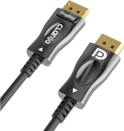 Kabllo DisplayPort CLAROC 1.4 AOC, 8K, 20 m, e zezë