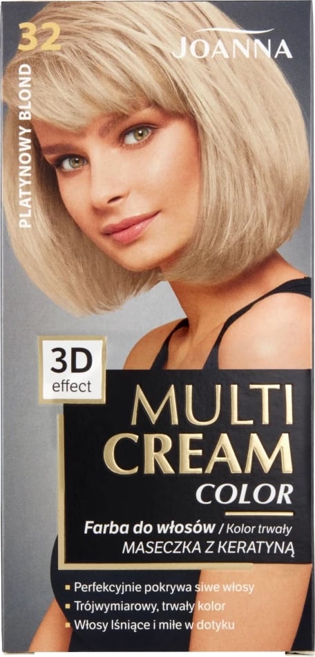 Farë për flokë Joanna Multi Cream Color 32 Platynowy Blond për femra, 1 copë