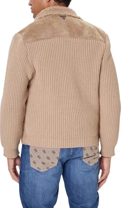 Jakne Guess giubbotto për meshkuj, beige