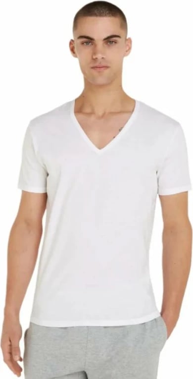 Maicë për meshkuj Calvin Klein, e bardhë