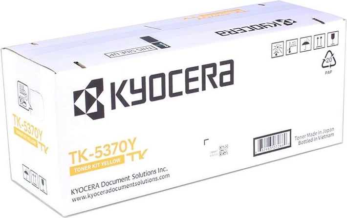 Toner Kyocera TK-5370, kapacitet 5,000 faqe, origjinal, i verdhë