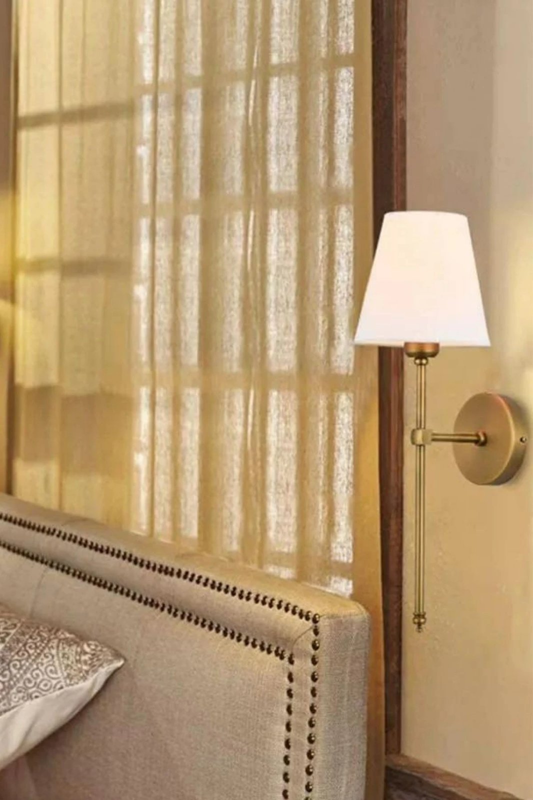 Llambë muri Opviq, Dawin - 8876-1P, ngjyrë ari dhe krem