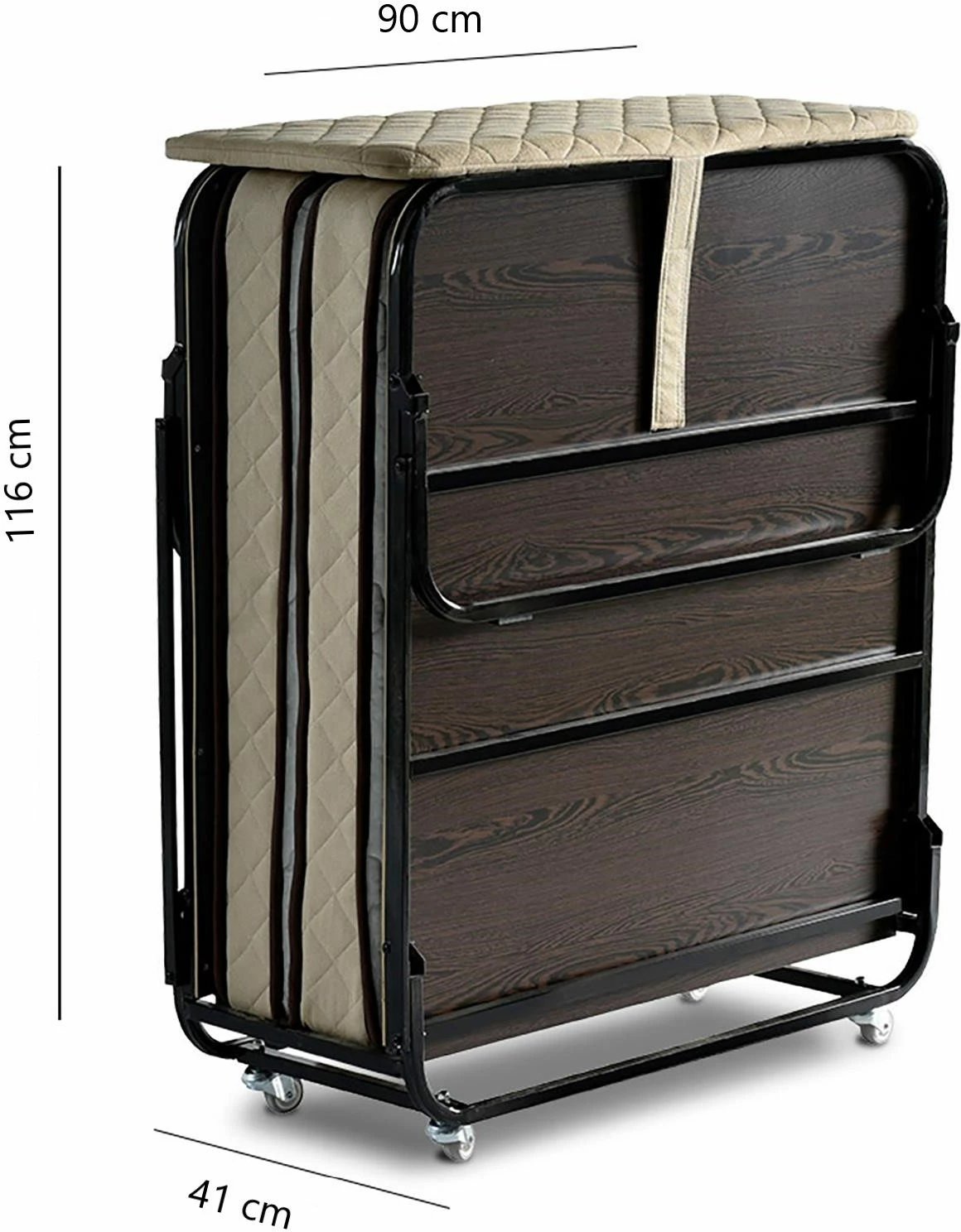 Krevat palosës Supreme, Hanah Home, i bardhë/zi