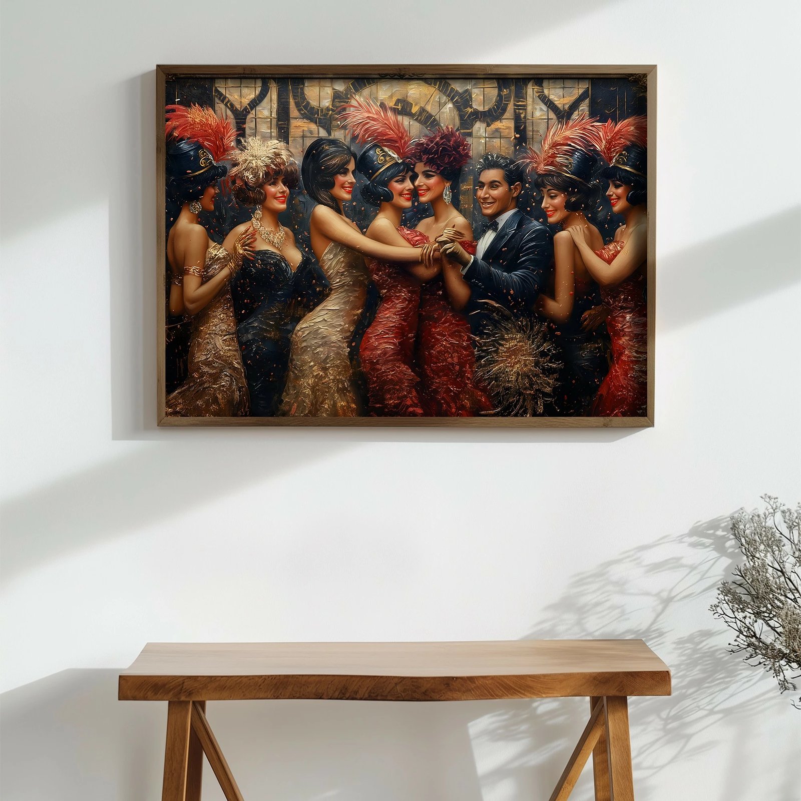 Pikturë dekorative me kornizë MDF, Wallity, GE133-L