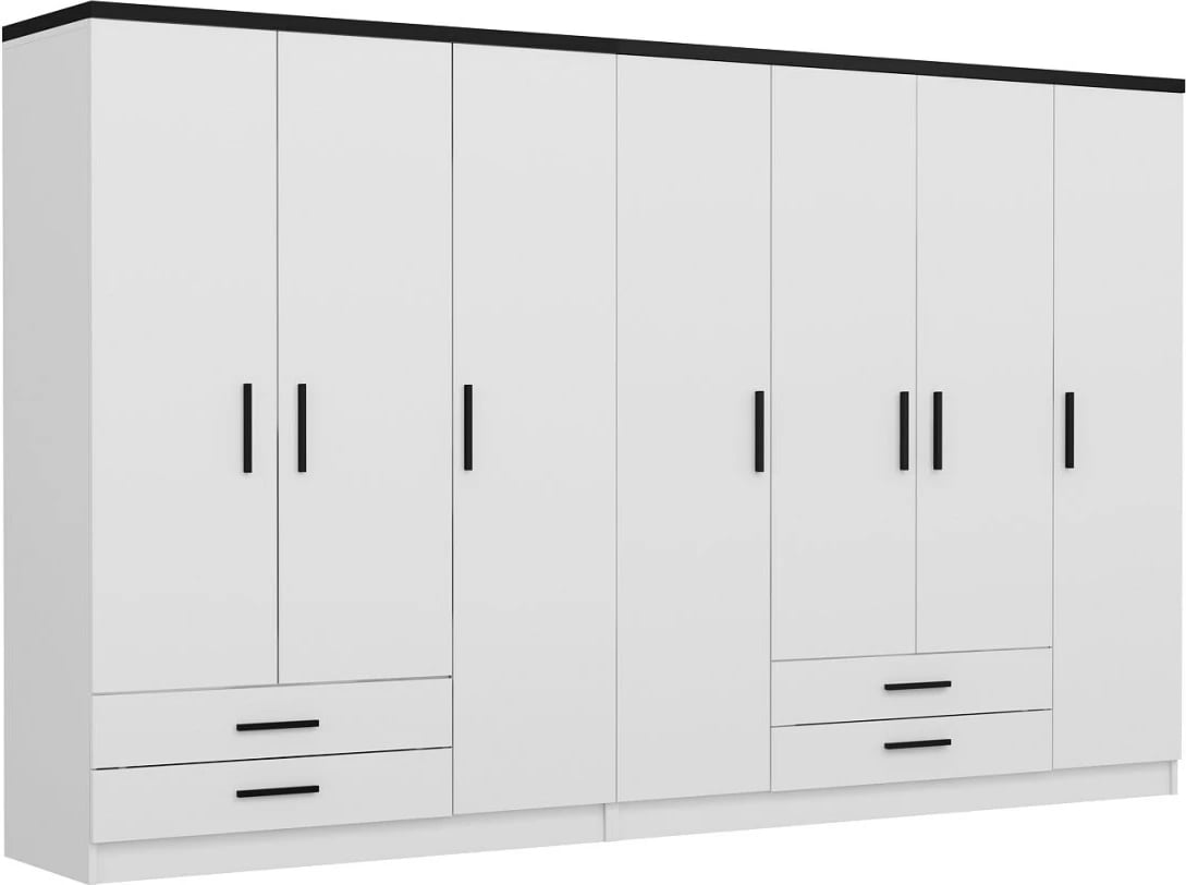 Dollap Skye Decor, Kale Plus, 3909, i bardhë, me shumë rafte