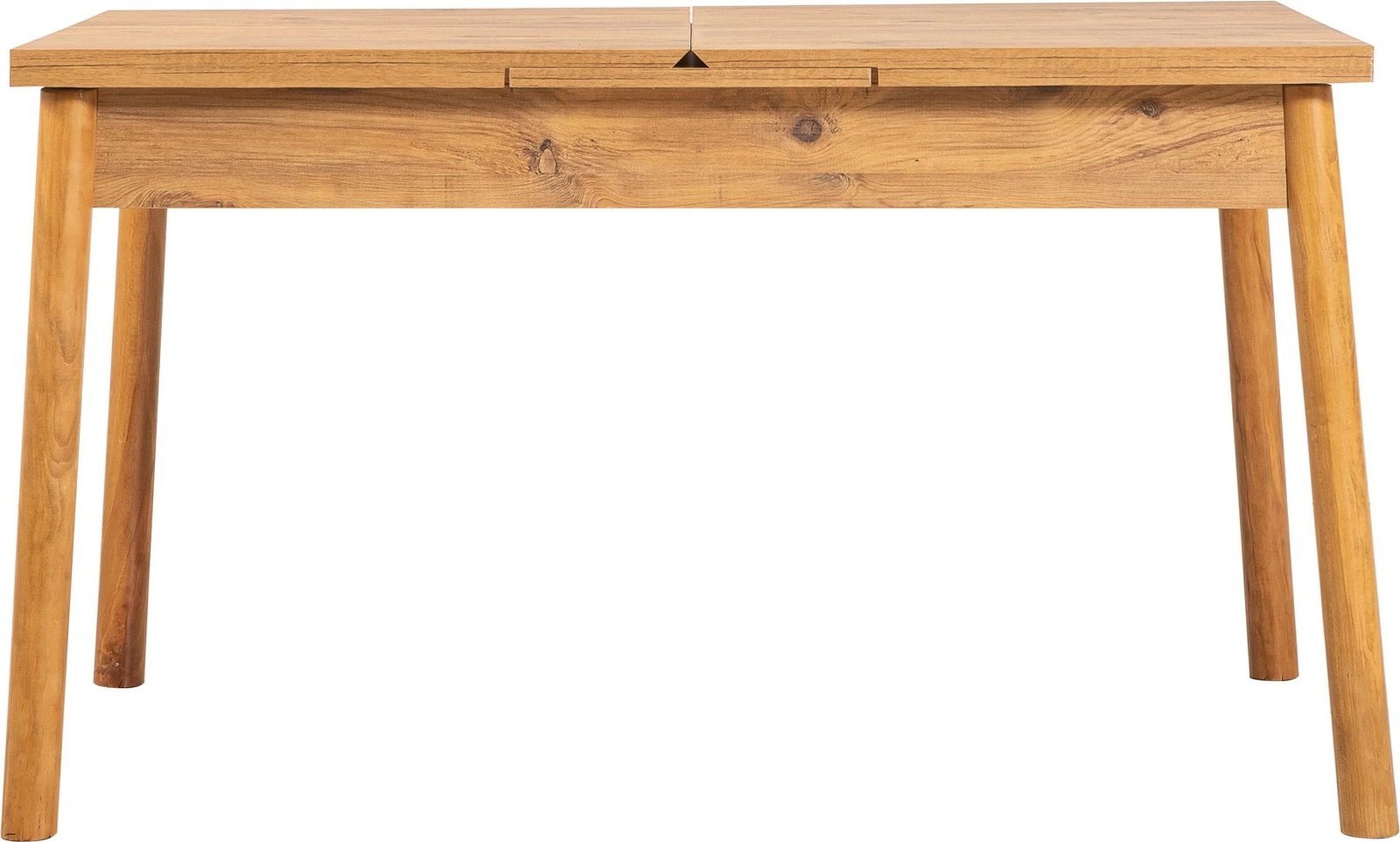 Set tavoline me karrige për ngrënie, e zgjatshme, 6 pjesë, Hanah Home, Santiago, ngjyrë Atlantic Pine dhe Anthracite