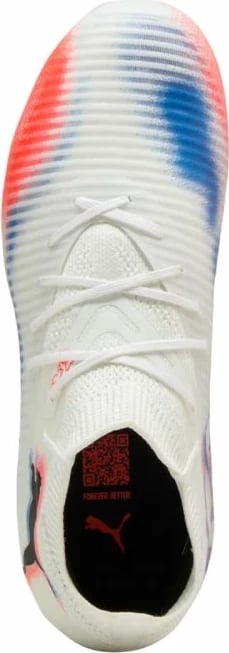 Atlete futbolli për fëmijë Puma, të bardha