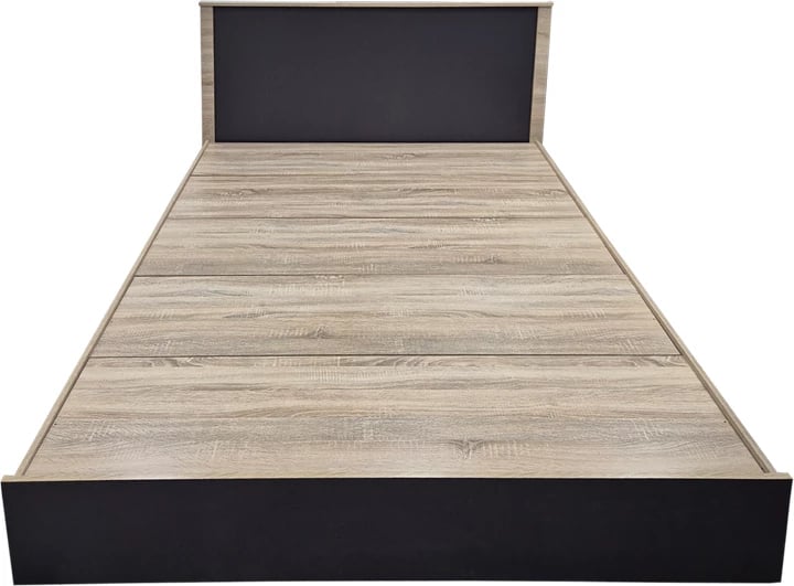 Krevat Athos, ngjyrë sonoma-antracit, 160x200cm