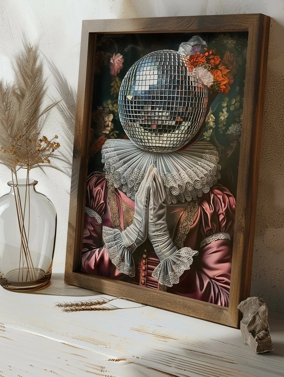 Pikturë dekorative me kornizë MDF, Wallity, GE131-L