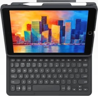 Mbështjellës me tastierë Zagg Keyboard Pro Keys për iPad 10.2", i zi