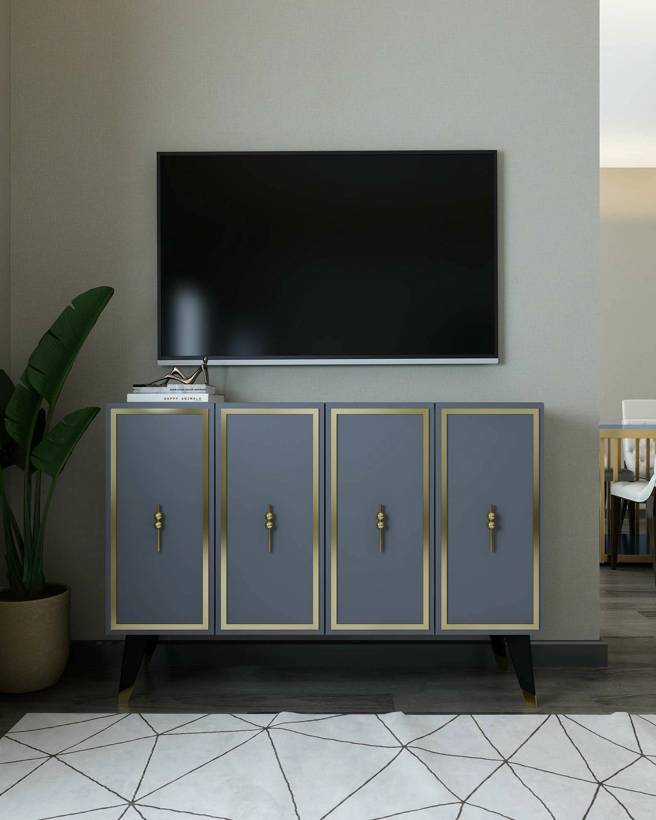 Konsol Skye Decor, anthracite, ari, 8172KM-32