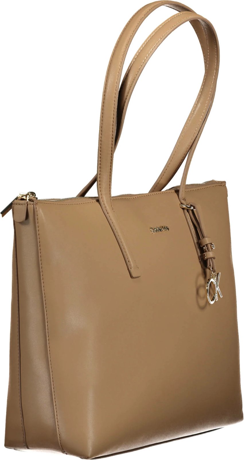 Çantë dore për femra Calvin Klein, bezhë