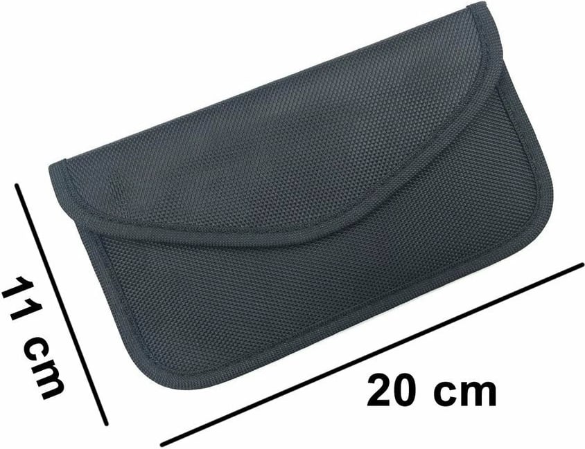 Mbështjellës anti-vjedhje Hurtel Faraday Box, 20x11cm, i zi