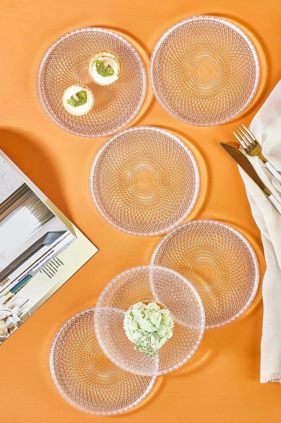 Set pjatash ëmbëlsirash (6 copë), Hermia, Mina, 16 cm