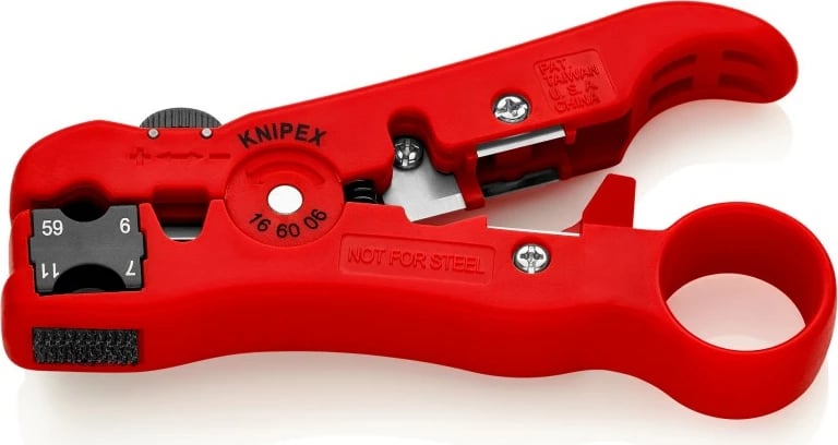 Vegël izolimi Knipex 16 60 06, plastikë, e kuqe