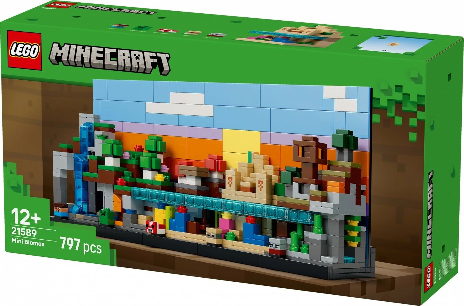 Set ndërtimi, LEGO Minecraft 21589 Mini Biomes, 797 copa, 12+, set i madh