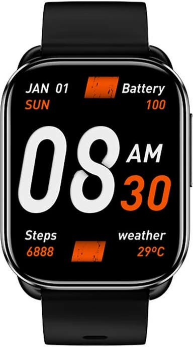 Smartwatch QCY WATCH GS, 2.02", 300mAh, IPX8, Gri