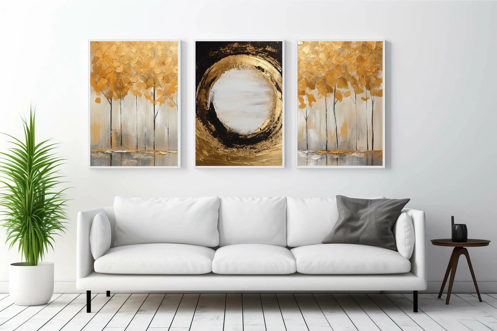 Pikturë dekorative me kornizë MDF (3 copa), Wallity, Mp3-00109, 21x30