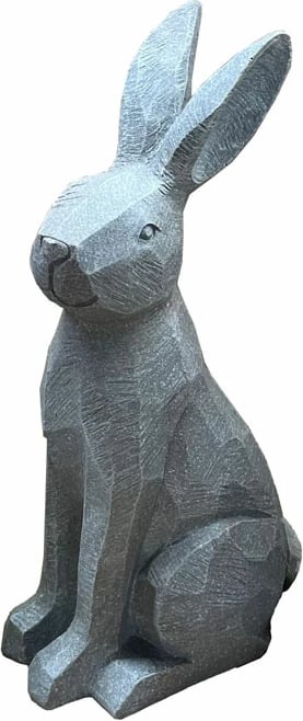 Dekor lepur Roger, polirezine, ngjyrë gri, 21x16x40cm