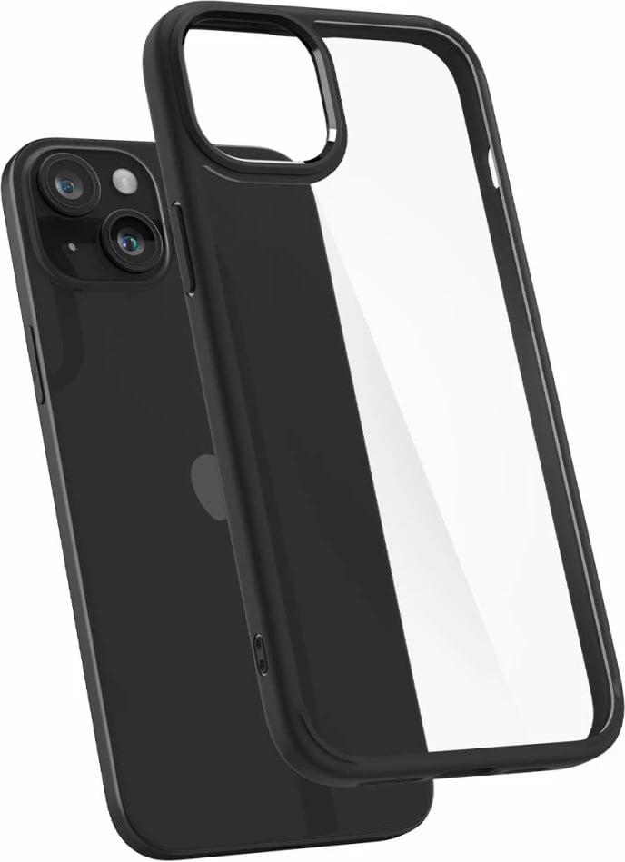 Mbështjellës Spigen Ultra Hybrid për iPhone 15 Plus, Matte Black