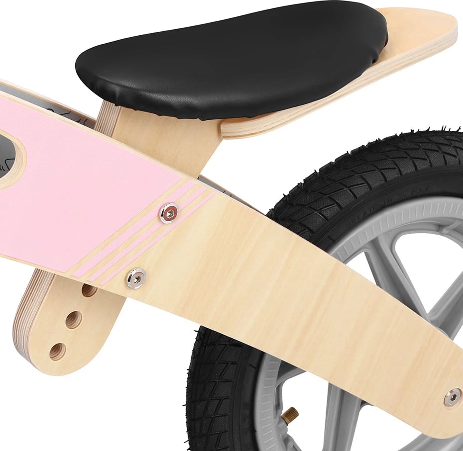 Bicikletë pa pedale për fëmijë Spokey, gri-rozë