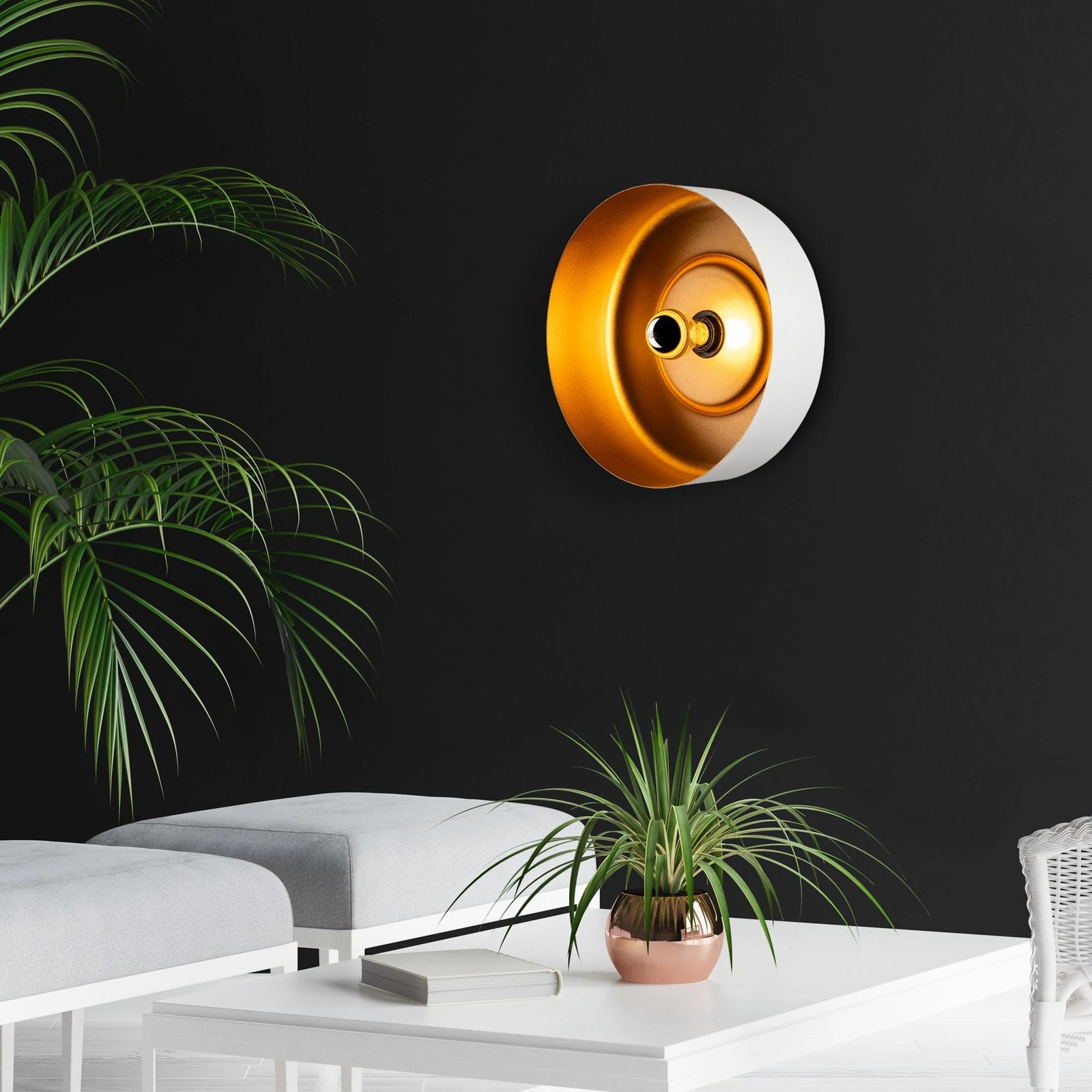 Llambë muri Opviq, Vesta - 15073, e bardhë