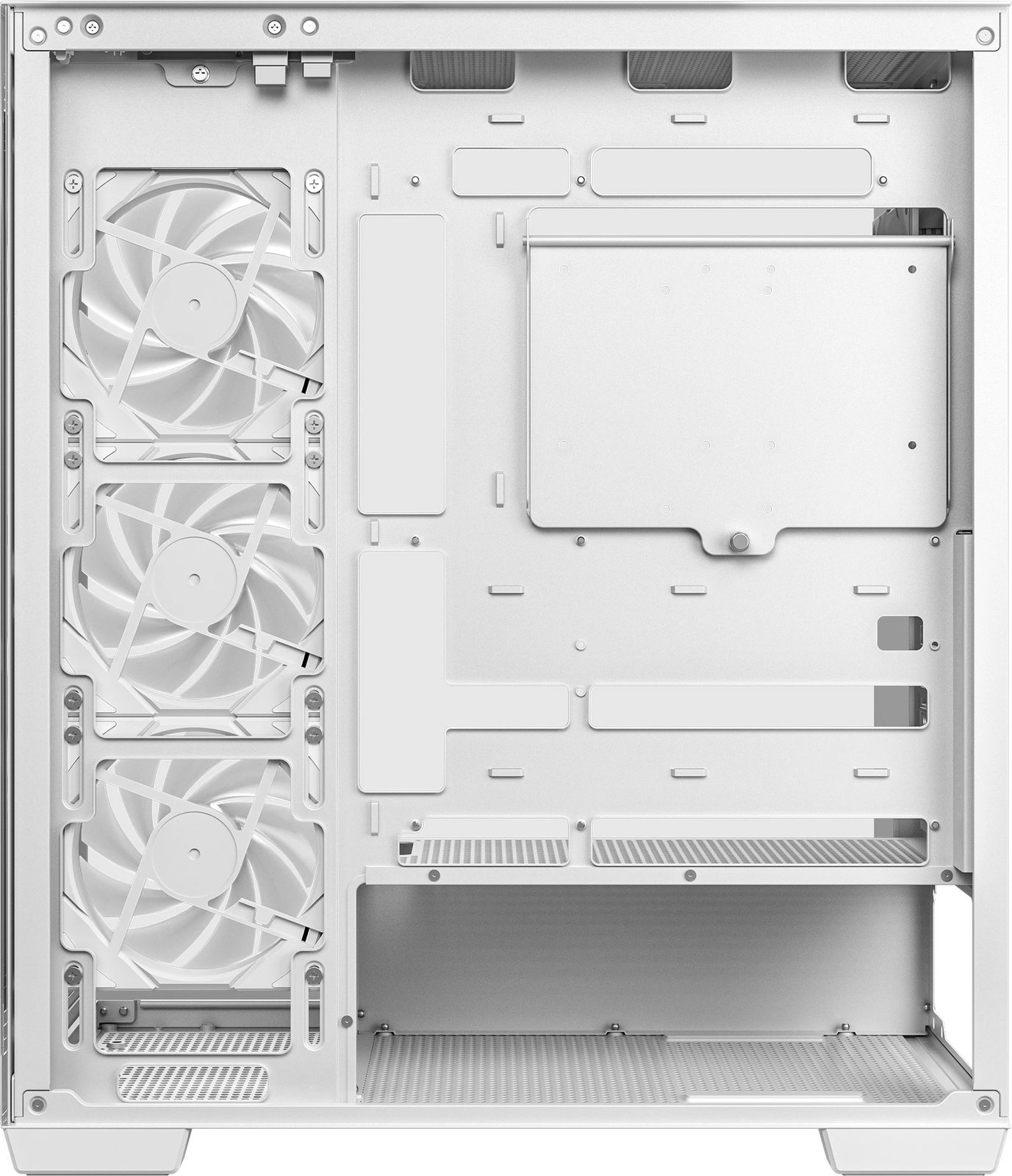 Kasë Deepcool CG580 4F WH, Midi Tower, ATX, RGB, e bardhë Kasë Deepcool CG580 4F WH, Midi Tower, ATX, RGB, e bardhë