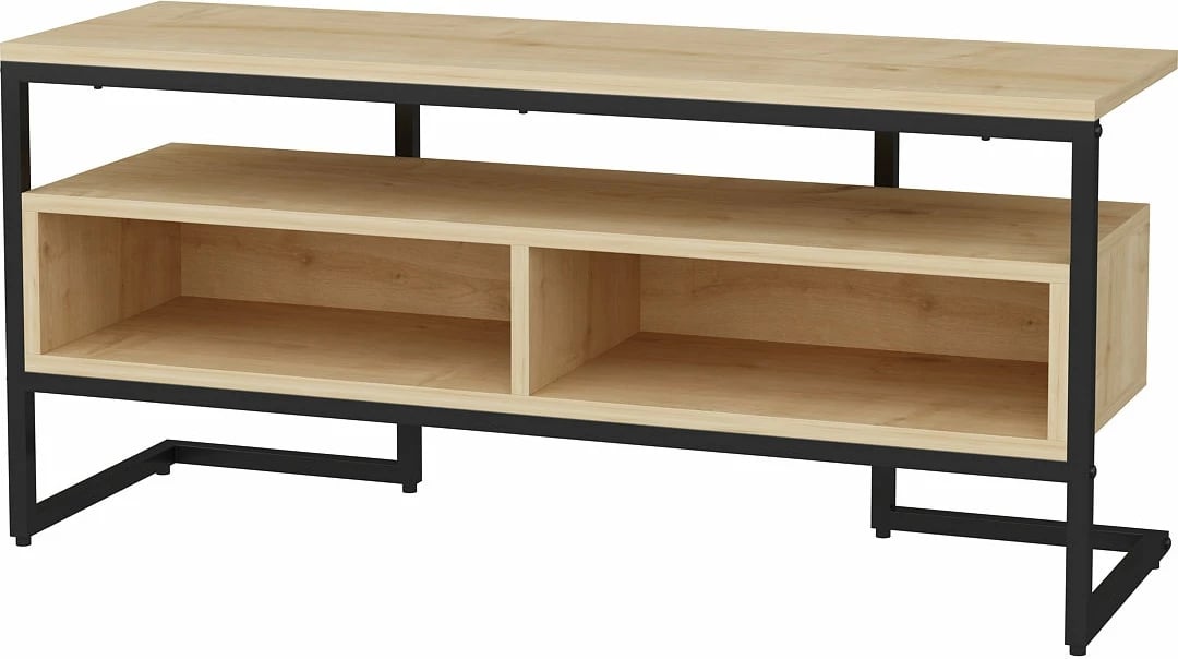 Komodë TV Skye Decor, Merrion, e zezë dhe lis