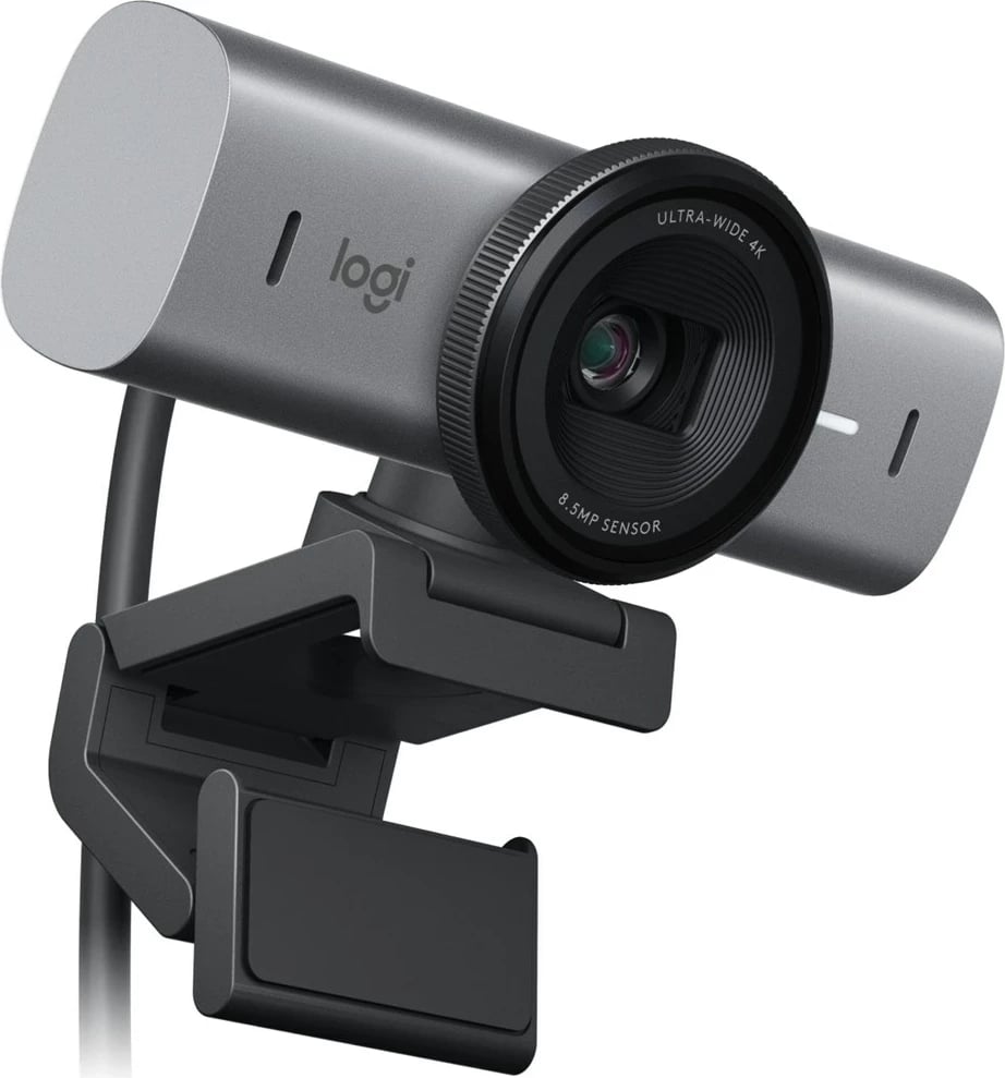 Kamerë interneti Logitech MX Brio, 4K, 8.5 MP, 3 mikrofona, Alumini