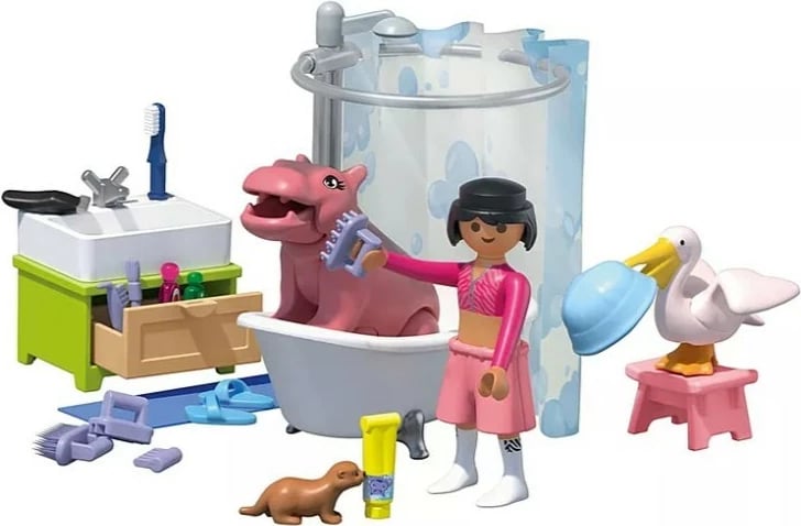 Set lodrash Playmobil Animals & Friends 71950, 34 pjesë, me kafshë dhe aksesorë, shumëngjyrësh