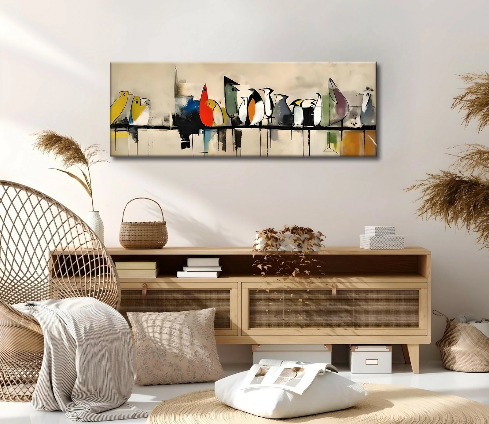 Pikturë dekorative në kanavacë, shumëngjyrëshe, PC349