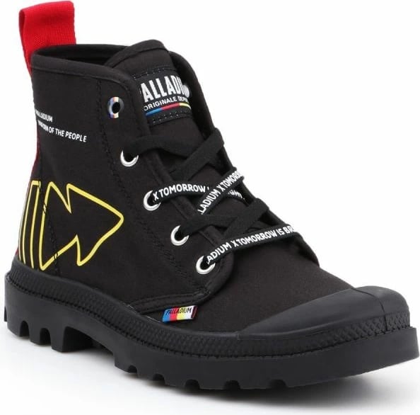 Atlete të larta për femra Palladium Pampa Dare Rew FWD W, të zeza