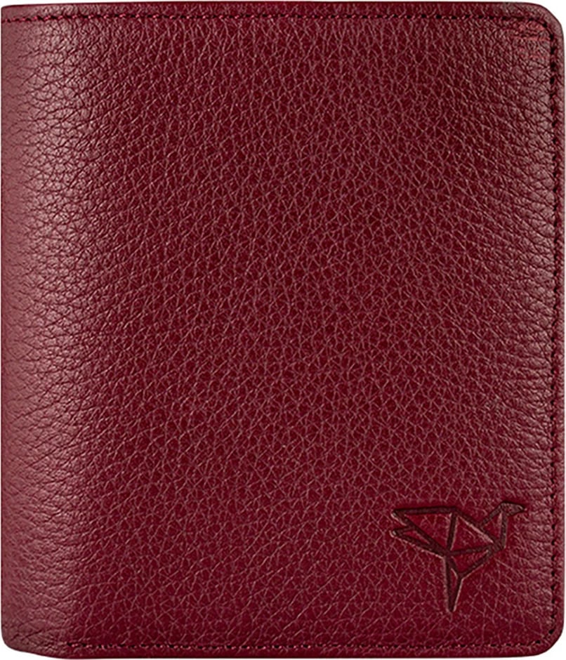Portofol për burra, Zoozie Bags, ngjyrë e kuqe claret, Metz