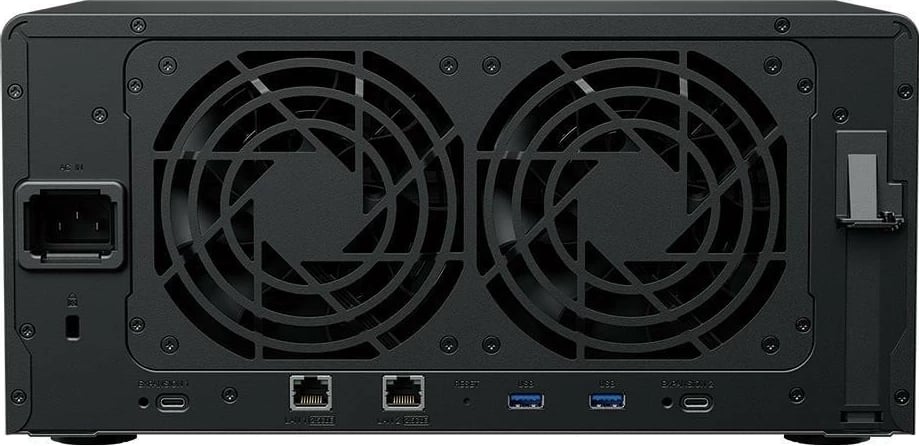 NAS Synology DS1825+, 8GB RAM, 10 vende për hard disk, M.2 NVMe, i zi