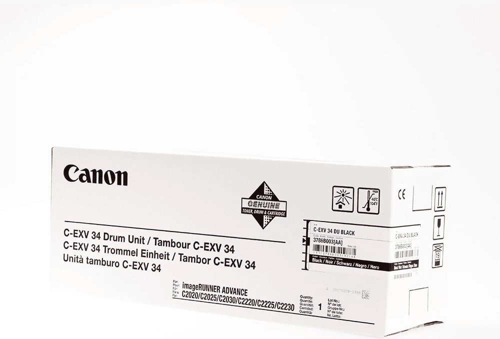 Cilindër printimi, Canon, C-EXV34 3786B003, rendiment 43000 faqe, standard, zi