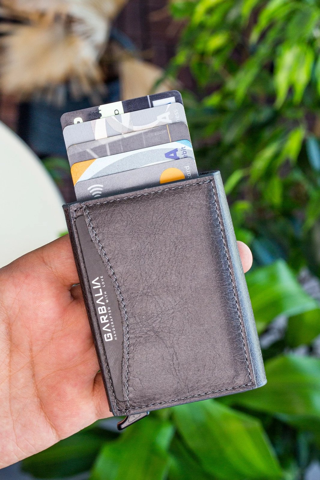 Mbajtës kartelash Zoozie Bags, ngjyrë gri