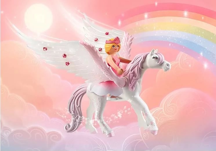 Set lodrash Playmobil Princess Magic 71359, Kështjella e Ylberit, 114 pjesë
