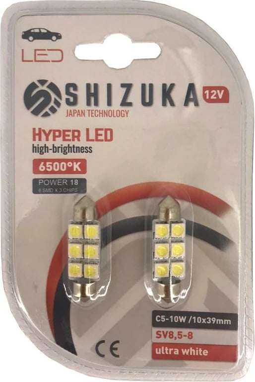 Lampa Hyper-led 12v 6500 K C5-10w 6smd X 3chip Ultra White  85181 Shizuka