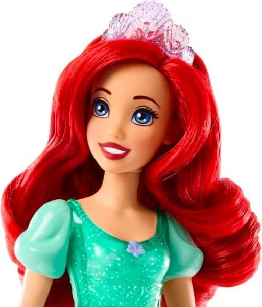 Kukull Disney Princess Ariel Mattel HLW02/HLW10, me fustan të gjelbër