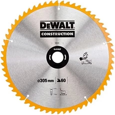 Disk sharrë DeWALT DT1960-QZ, 305 mm, 60 dhëmbë, për metal
