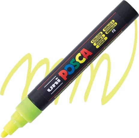 Marker Uni-pc-5m Posca i verdhë