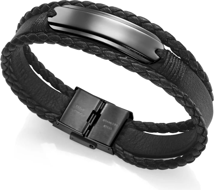 Byzylyk për meshkuj VICEROY FASHION JEWELS 75248P09010, i zi
