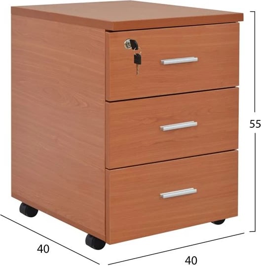 Sirtar profesional për zyre, ngjyrë qershie, FH2048.13, 40x40x55 cm