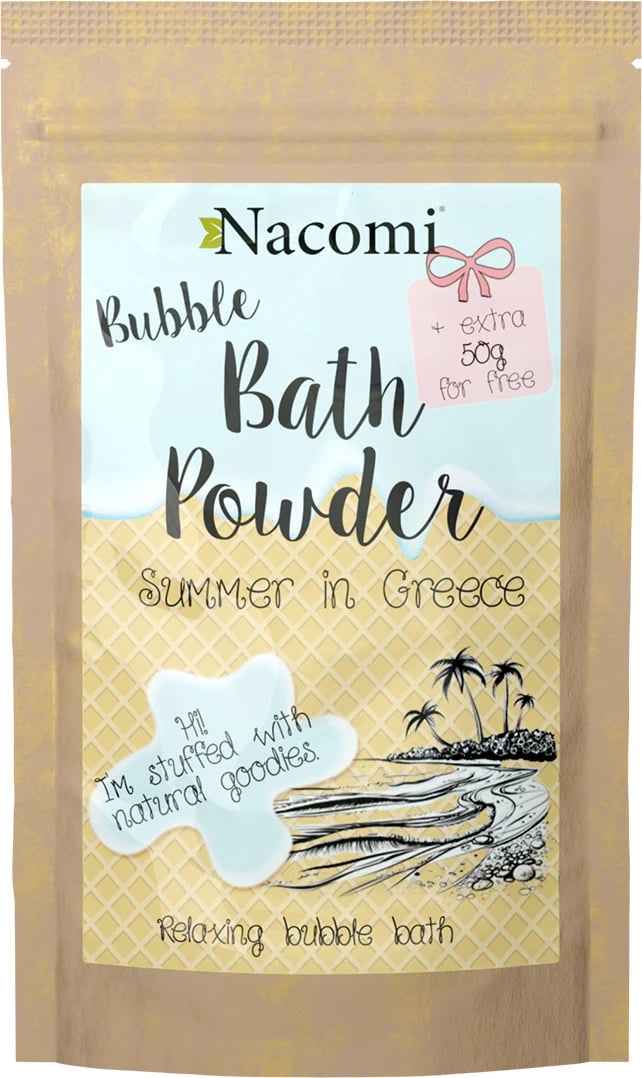 Pluhur për banjë për femra Nacomi Summer In Greece 150g